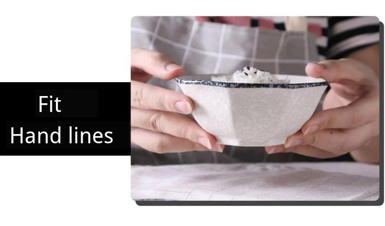 Ri Shi Wan Ceramic Bowl Household Rice Bowl Restaurant Wing Bowl Side Dishes Bowl Dish& Plate Set Customizable