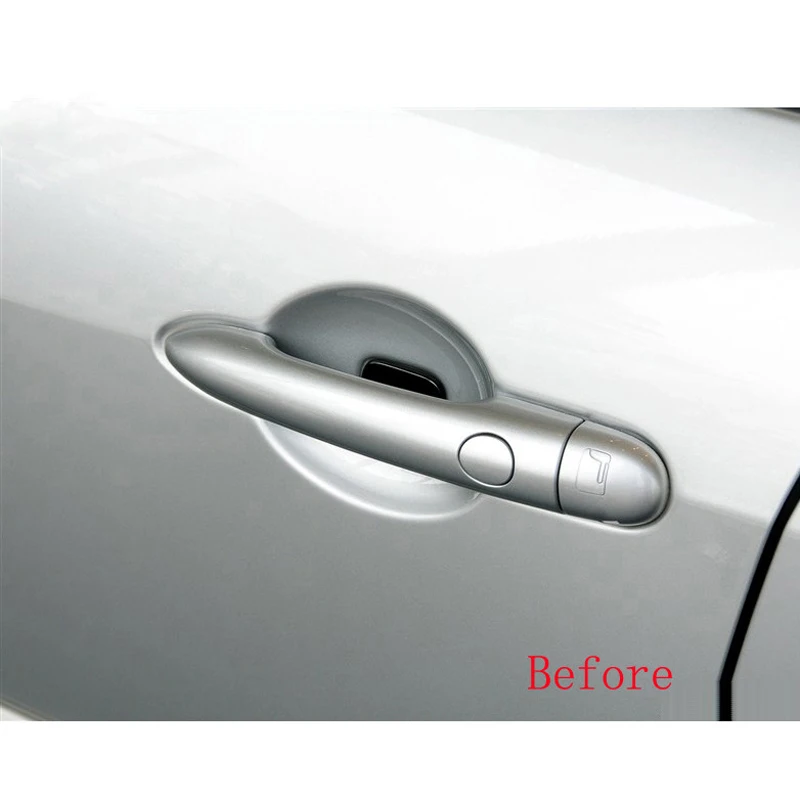 ABS Хромированная накладка на дверную ручку для Renault Megane ii 2 MK2 2002 2003 2004 2005 2006 2007 2008 стикер для стайлинга автомобилей Авто доступ
