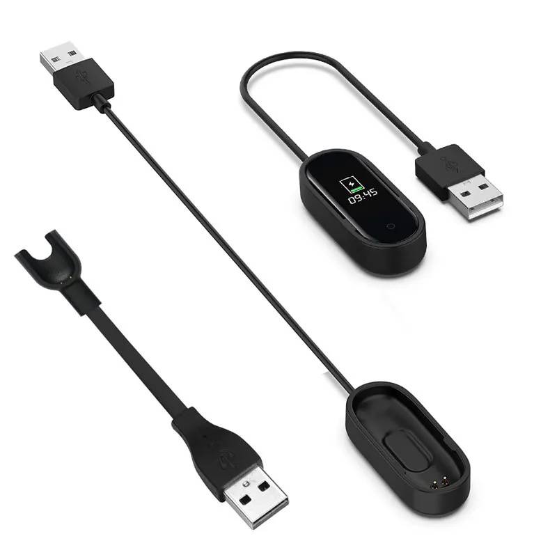 USB кабель зарядного устройства ALLOYSEED для Xiaomi Mi Band 4 3 2 умный Браслет зарядка док