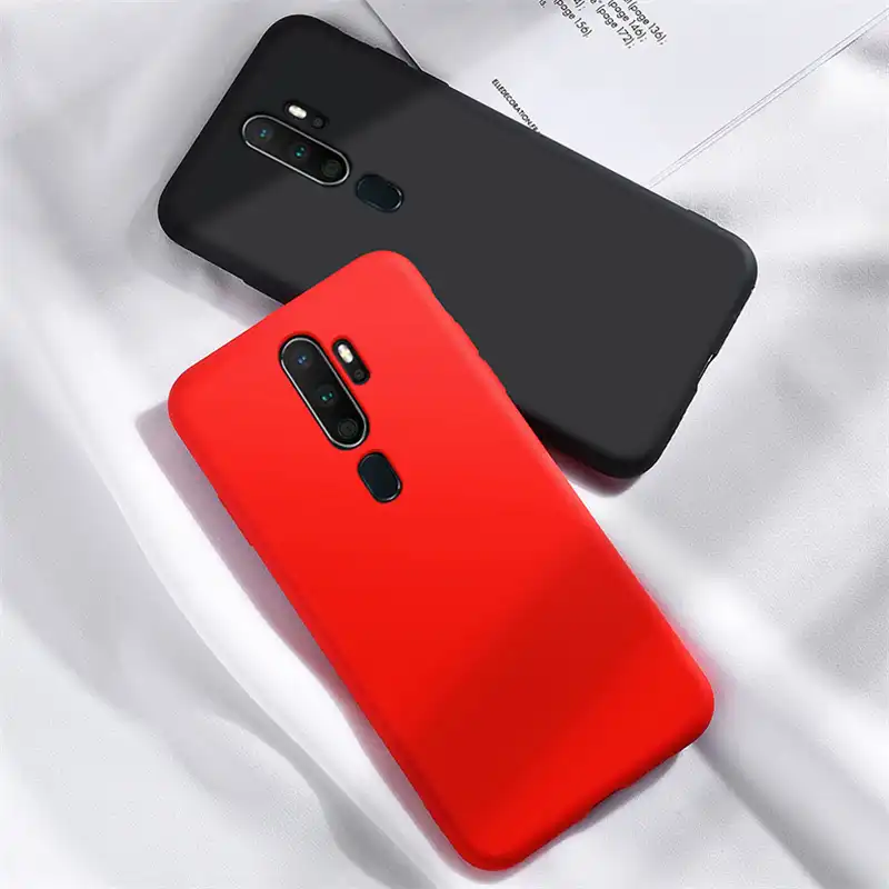 For Oppo A5 Case Liquid Microfiber Candy Color Silicone Ultra Thin Phone Capas Case For Oppo A5 Cover Oppo A5 Phone Case Covers Aliexpress