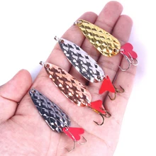 

1pcs Rotating Metal Vibration Bait Spinner Pineapple Pattern Fishing Lures 10g Sequins Wobbler Fishing Hard Baits Tackle Pesca