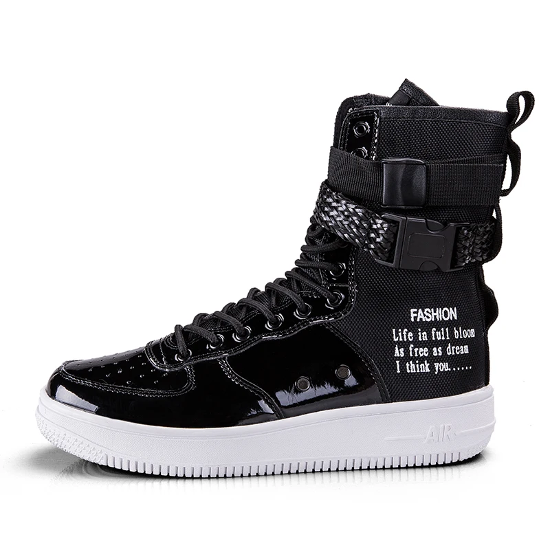 Men Casual Shoes Spring 2021 White Men's Sneakers Red Footwear Army Boots Lace Up Flats Breathable Fashion Hip Hop |