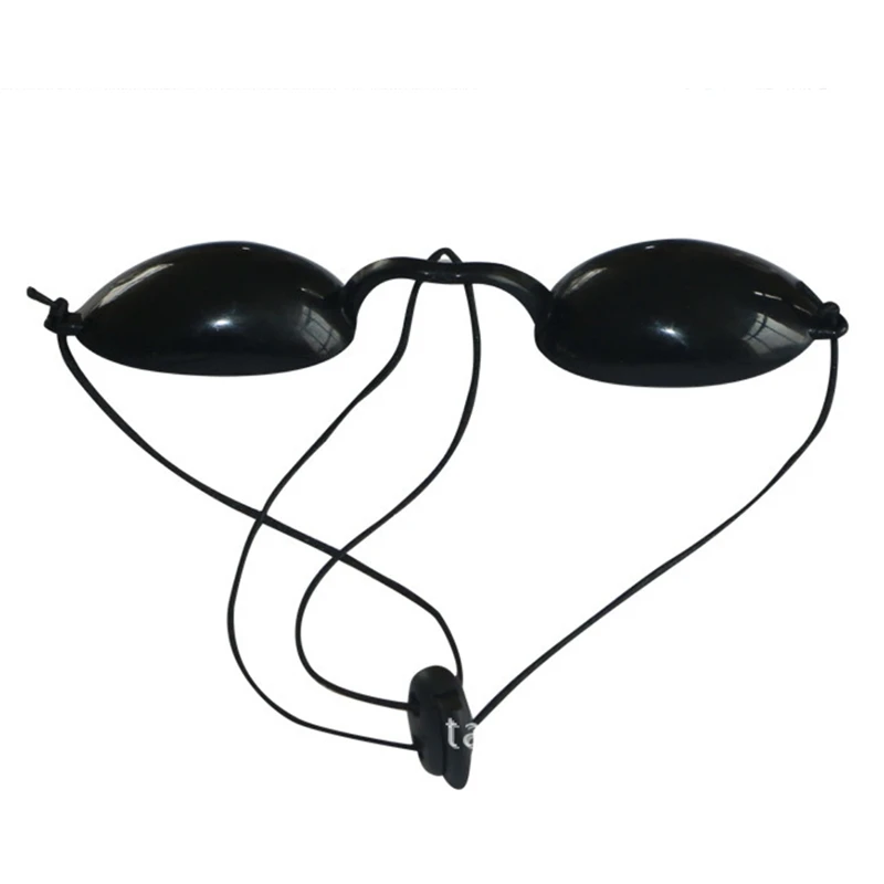 BK Защитные очки от лазера Eyepatch лазерный свет защитные очки GogglesBeauty клиника пациента - Цвет: BK