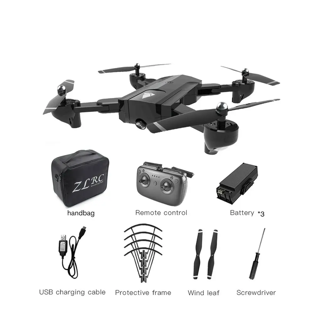 SG900 складной Радиоуправляемый Дрон 2,4 ГГц wifi FPV дроны оптическое позиционирование потока Радиоуправляемый Дрон с камерой 4K и батареей 1100 мАч - Цвет: 1100mAh 3B Bag