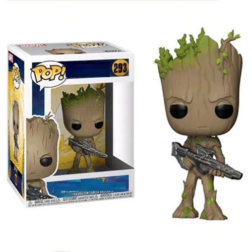 Funko pop Marvel Мстители Железный человек Капитан Америка Тор Черная Вдова Халк Локи модель человека-паука оригинальная коробка игрушки на день рождения - Цвет: 293 with box