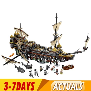 

DHL IN STOCK Pirate Caribbean Ship Silent Mary Building Blocks Compatible SY1200 71042 Toy 16042 for Child Birthday Gifts