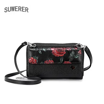 

New Women Leather Crossbody mobile phone bag wallet New vertical multifunctional fashion mobile phone bag Female bag