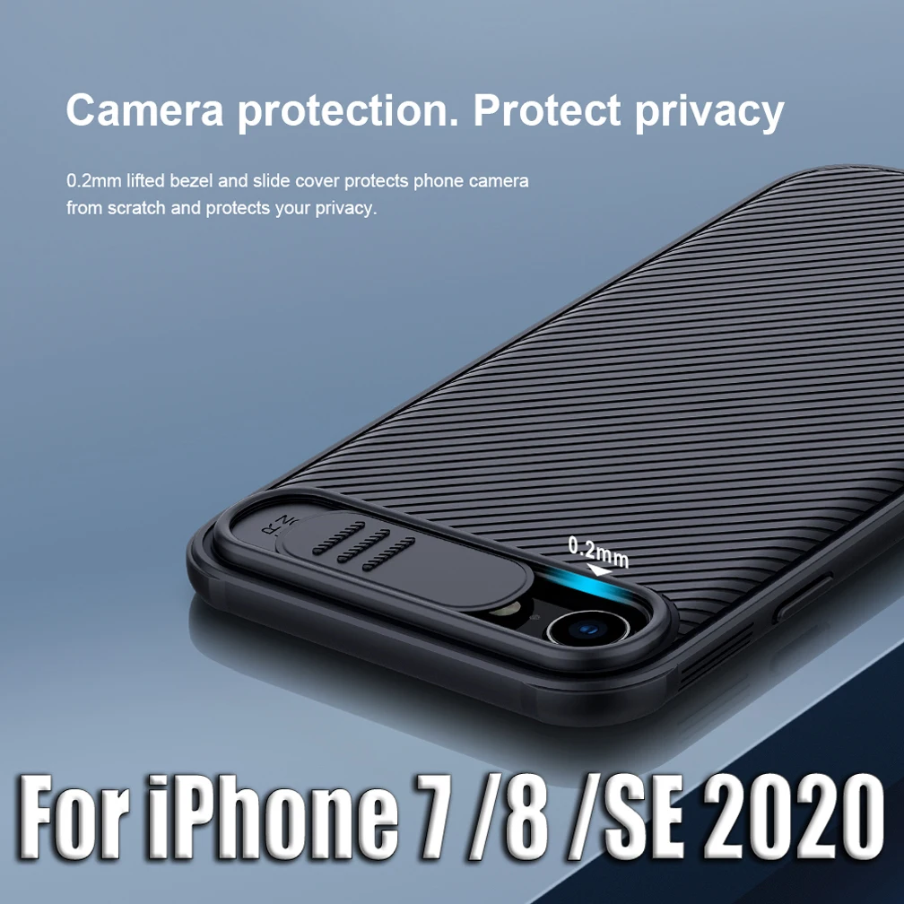 For Iphone Se 2020 Se 2 Se2 Case Nillkin Camshield Pro Case Slide