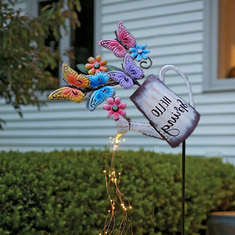 

Уличное украшение для сада, светильник звездного типа для душа и сада, художественное украшение, уличная садовая лампа для газона, уличный светодиодный светильник на солнечной батарее 2021