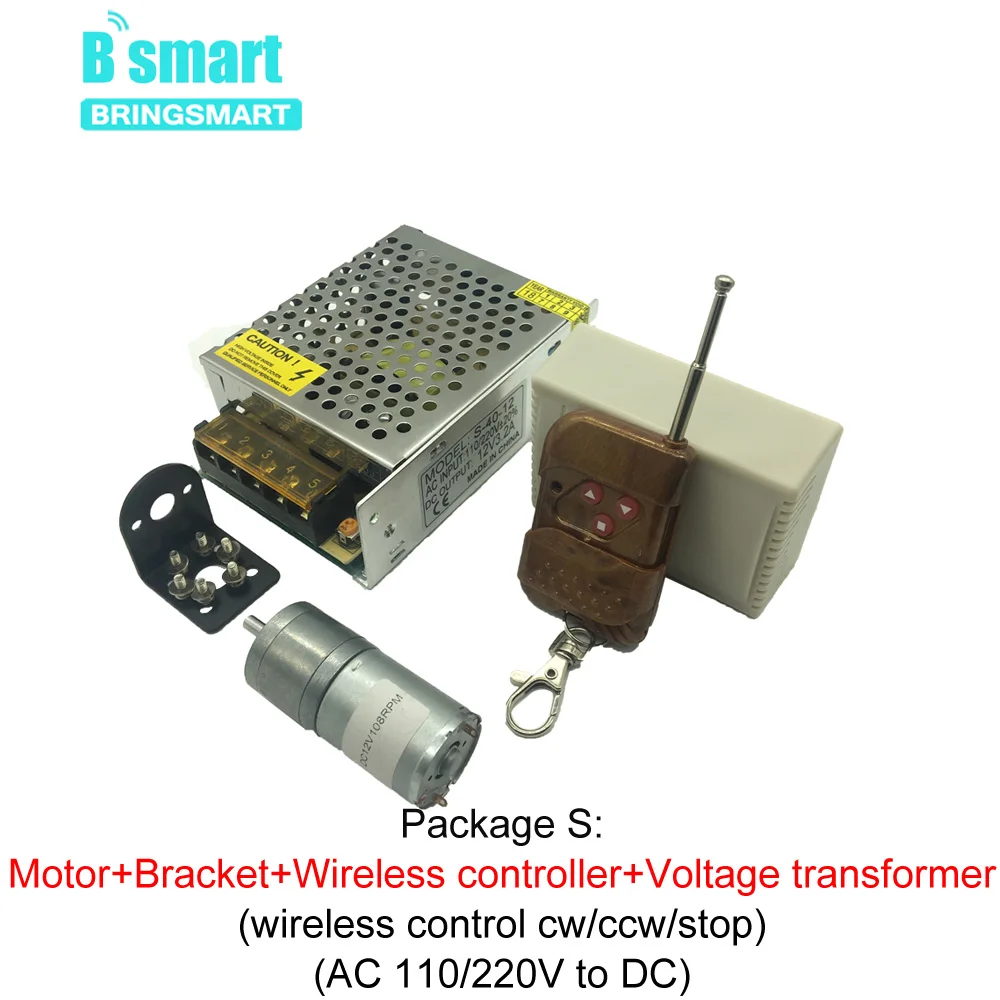 Оптовая продажа редукторный двигатель постоянного тока BringSmart 370 индивидуальная