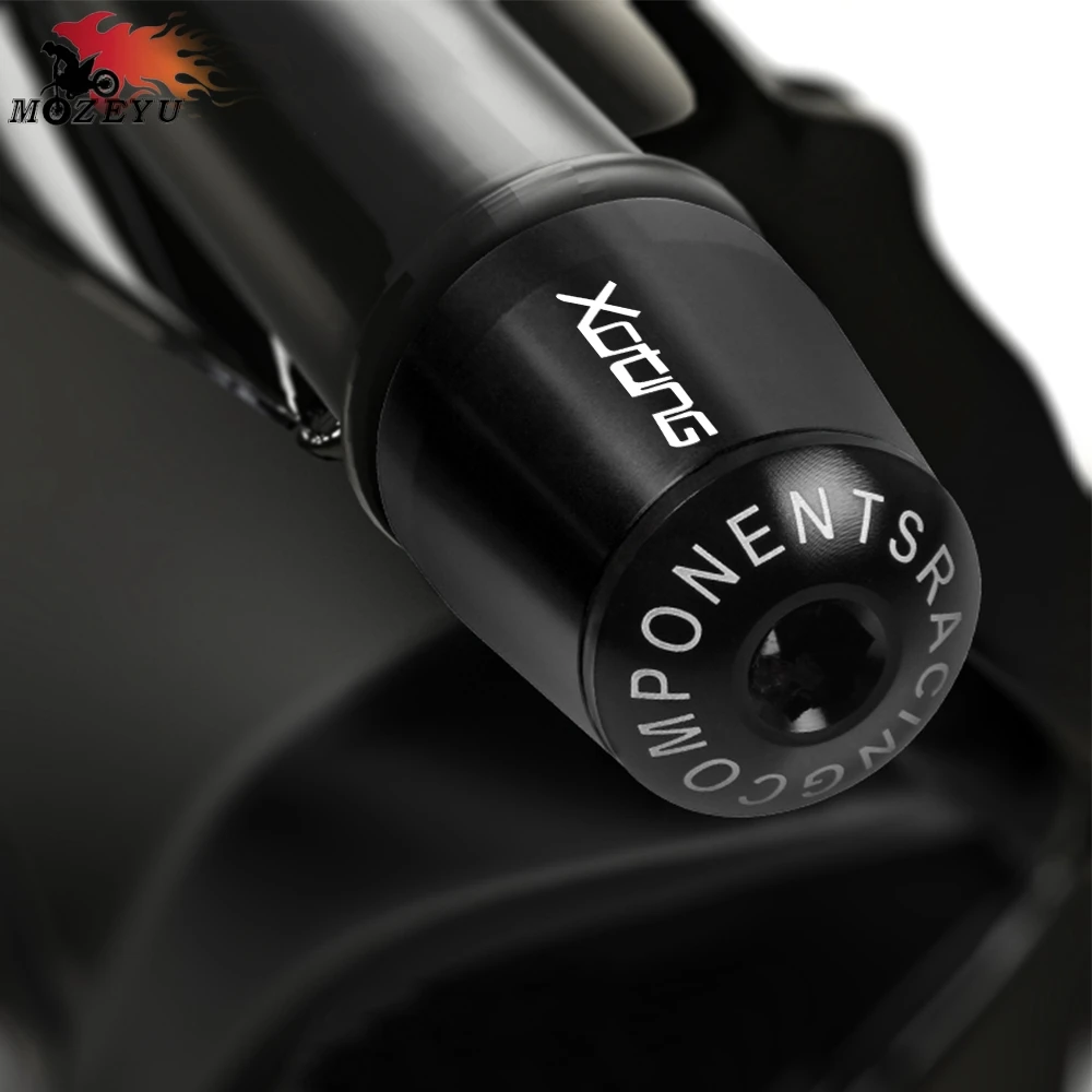 

Motorcycle 7/8" 22MM Aluminum Handlebar Hand Bar Ends Handle Bar End Grips Cap For KYMCO XCITING XCITING 300 400 400I 400S 500