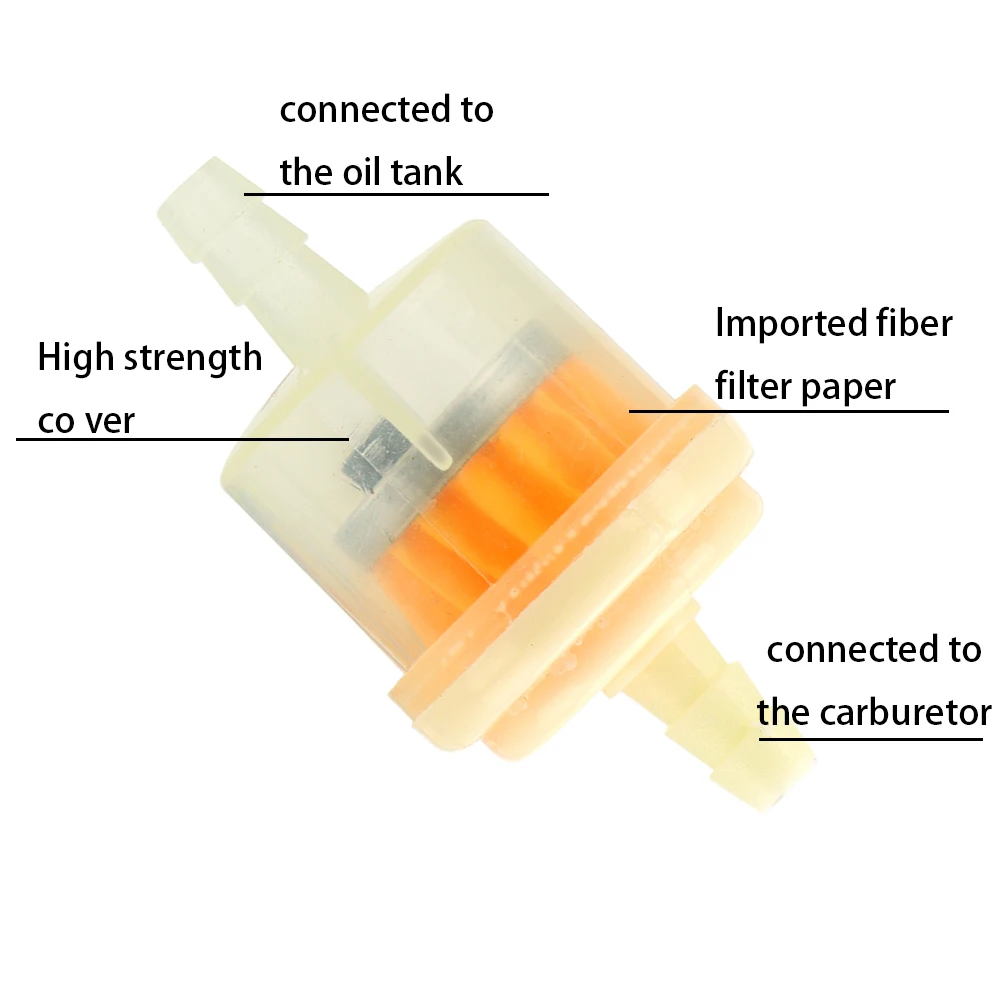 FORAUTO, 1 шт., бензиновый масляный топливный фильтр, топливный шланг, трубчатый зажим, набор для мотоцикла, мопеда, скутера, квадроцикла, универсальный