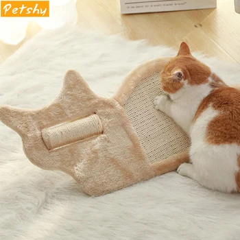 

Petshy Wooden Cat Scratch Guards Claw-point Toys Cat Scraper Scratching Claw Protector Paw Pads Kitten Cats Scratcher Post Board