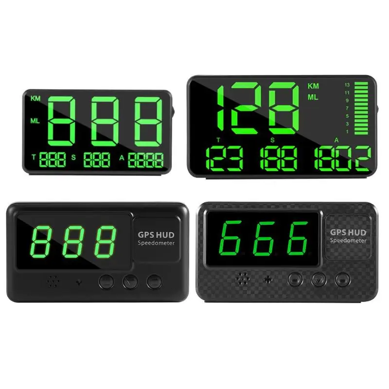 Автомобильный дисплей C80 C90 C60 C60S цифровой GPS Спидометр HUD система сигнализации