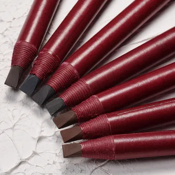 

Eyebrow Maker Machete Fog Pull Line Eyebrow Pencil Tattoo Artist Imitation Linen Lasting Word Eyebrow Beginner Makeup