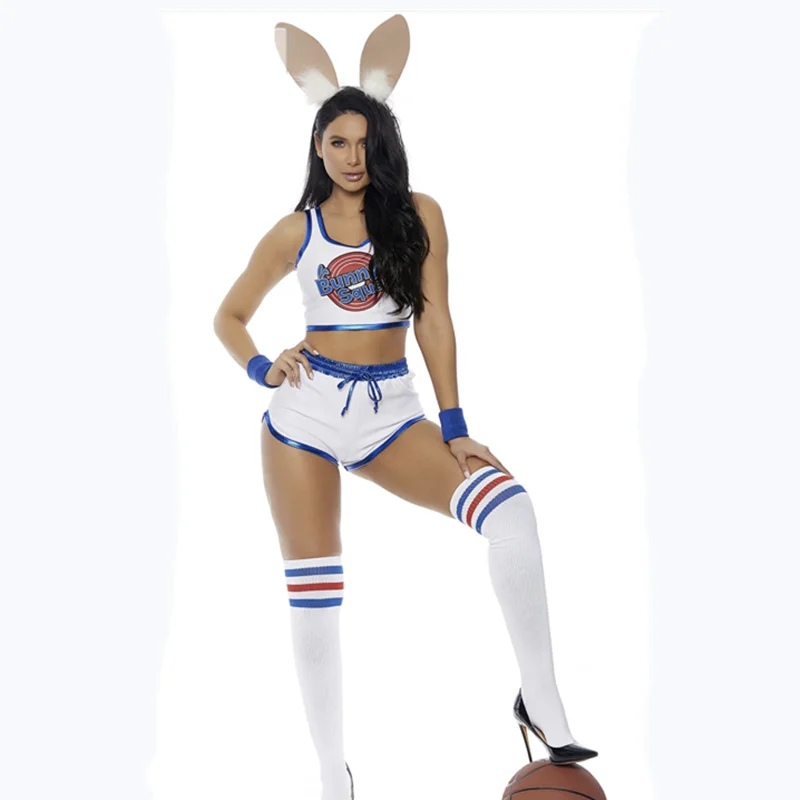 Space Jam LOLA 10# Bunny Women Sets Tops &amp Shorts Movie Tune Squad Basketball Jersey Sports Air Slam Dunk Baby Tank | Тематическая