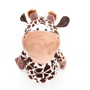 Giraffe Классические милые с принтом из мультфильмов Горячая животных плюшевые игрушки, плюшевые игрушки, куклы лягушка, свинья кролик Тигр обезьяна медведя Лев плюшевые куклы детские игрушки Животные игрушка - Цвет: Giraffe