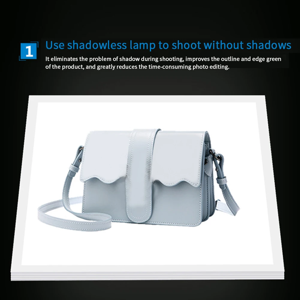 

20 Cm Easy Apply Panel Pad Super Bright Soft Box Photo Studio Practical LED Lamp Background No Flicker Shadowless Light
