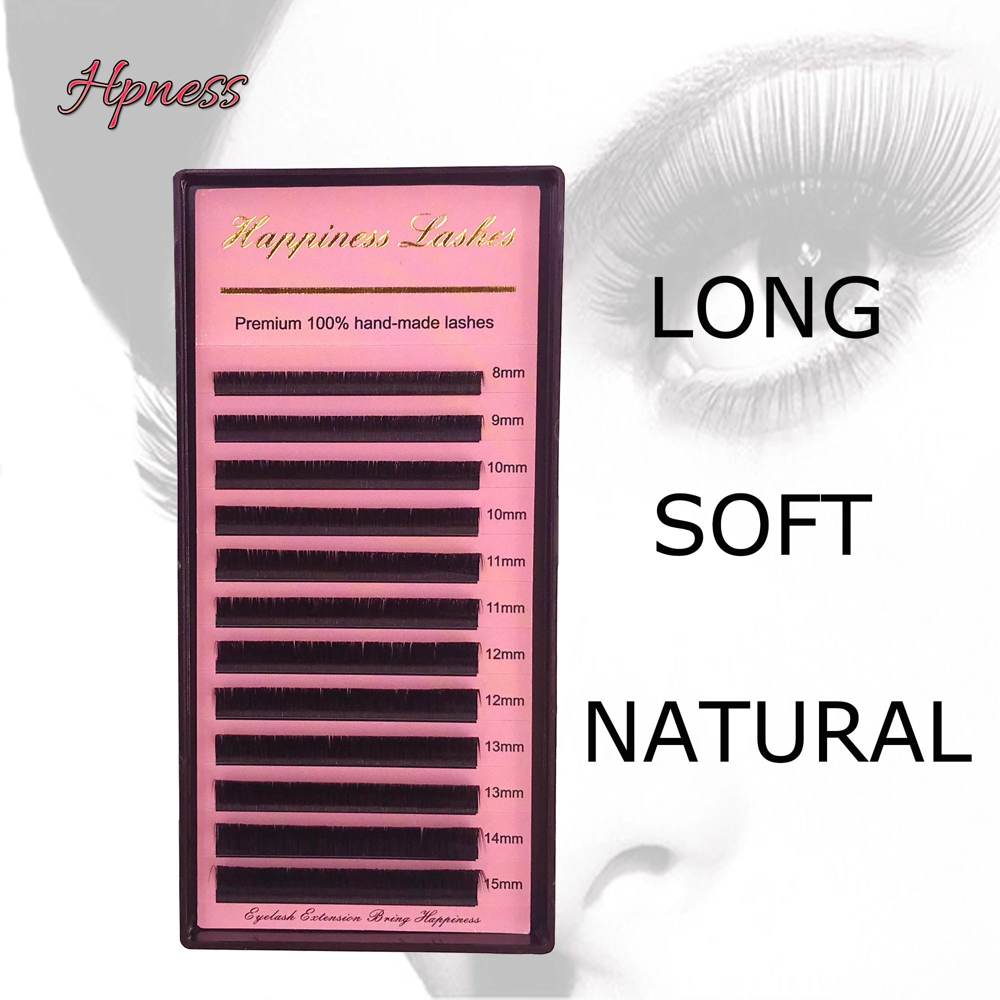 

Free Shipping Individual Eyelash Further All size,High Quality Eyelash Extension Mink,Soft Individual Eyelash Extensions