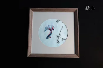 

Handmade 100% Mulberry Silk Thread Finished Suzhou Embroidery With Frame ,Home Decor Painting,Luxury gifts