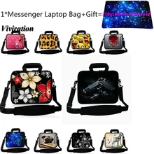 For Macbook Air HP Envy Notebook Bag 13.3 Funda Potatil Briefcase Handbag 15.6 17.3 17 15 13 12 14 10 Laptop Case+Small Mousepad