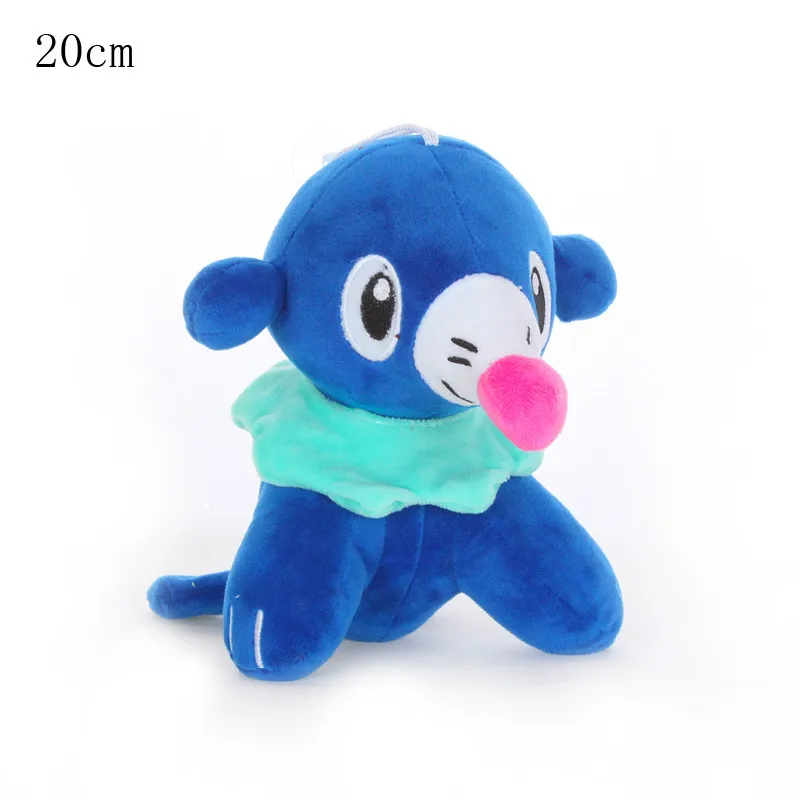popplio 40 стилей TAKARA TOMY Покемон Пикачу мягкая игрушка Сквиртл хобби аниме плюшевая кукла игрушки для детей подарок на Рождество - Цвет: popplio