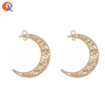 

Cordial Design 50Pcs 31*42MM Jewelry Accessories/Earring Accessories/Zinc Alloy/Moon Shape/DIY Patrs/Hand Made/Earring Findings