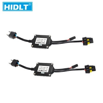 

HIDLT 2PCS 12V 24V H4 Bixenon HID Canbus Decoder For H4 Hi/Lo Xenon Bulb Light Error Free Warning Canceller Relay Capacitor Wire