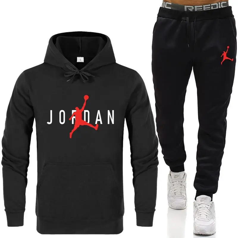 Спортивный костюм Jordan 23 из 2 предметов Мужской свитшот с капюшоном и брюки пуловер спортивный мужская