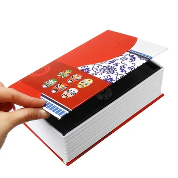 

Birthday Gift Home Practical Security Box Chinese Style Cash Money Large Capacity Study Room Password Key Secret Dictionary Book