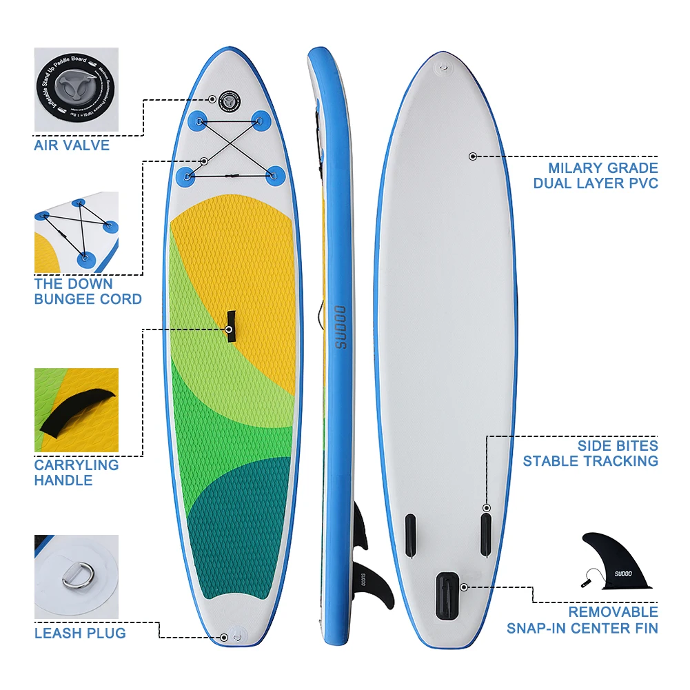 Доска для серфинга SUP Paddle " толстая доска для серфинга с веревкой безопасности для ног надувная доска для серфинга