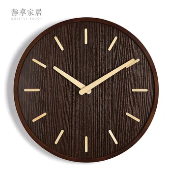 

large wood retro Wall Clock modern clocks wall home decor Wooden Needle kitchen clock wall watch duvar saati gift ideas FZ814