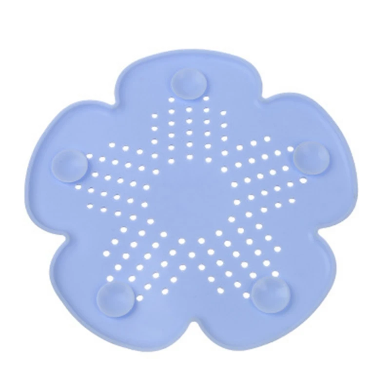 Silicone Mesh Kitchen Drains Sink Strainers Filter Sewer Hair Catcher Bathroom Clean Tool Floor Sieve Drain Filter Mat Gadgets