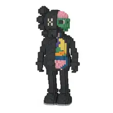 Blocs de construction pour enfants, briques de construction, Figurines artistiques, jouets éducatifs d'apprentissage préscolaire