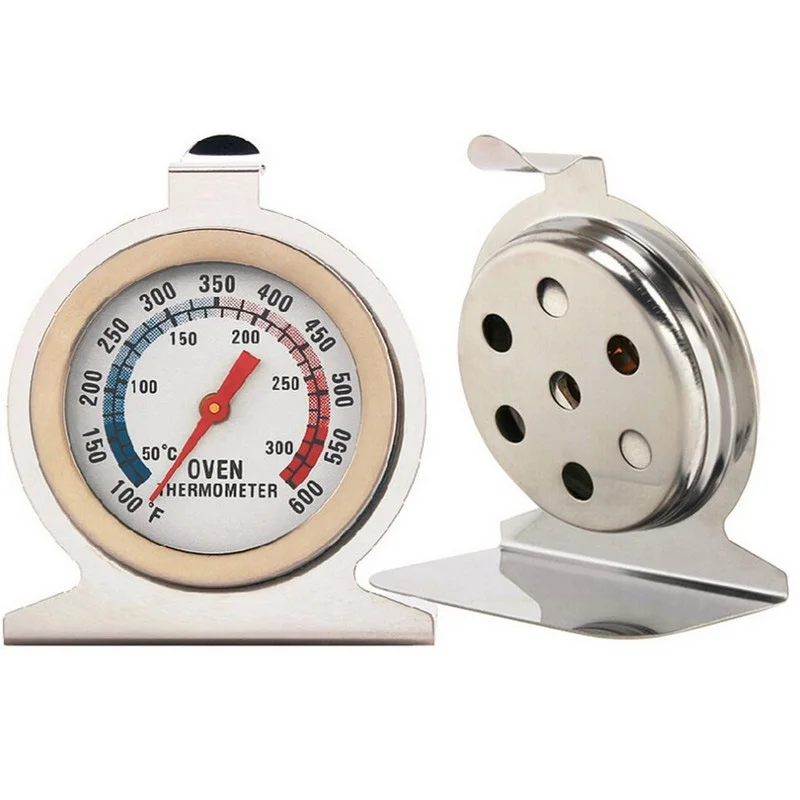 

#8Stainless Steel Oven Thermometer Kitchenware Food Meat Temperature Stand Up Dial Oven Thermometer Gauge Gage Hot Sale CM