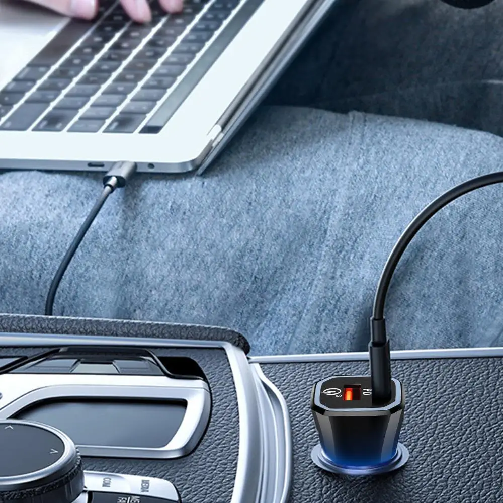 Perfine автомобильное зарядное устройство USB Type C PD 3 0 Быстрая зарядка 36 Вт для