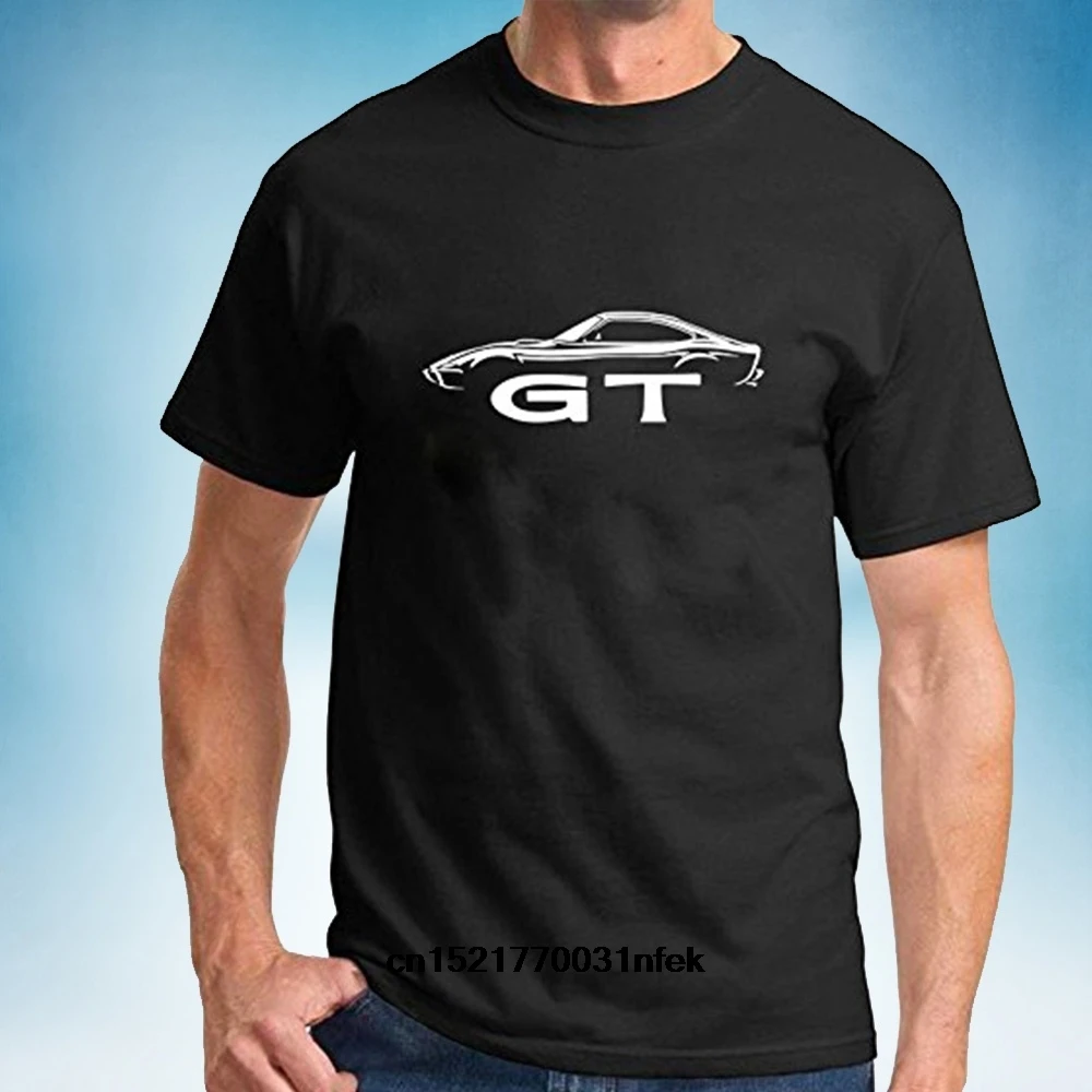 Мужская футболка Opel GT спортивный автомобиль классический контур дизайн s