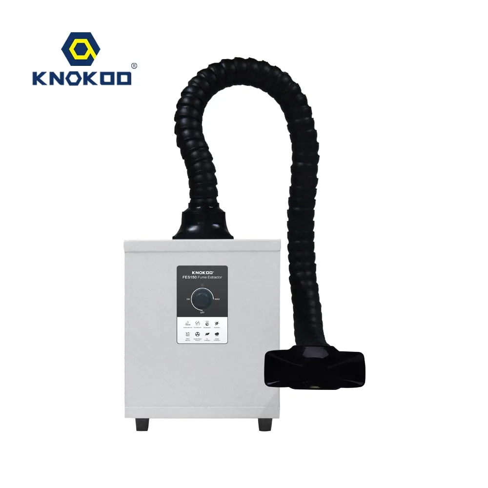 KNOKOO 150 Вт красота ногтей салон поглотитель дыма FES150 портативный DIY припой дымоотсос экстракторы с дополнительным фильтром комбинации