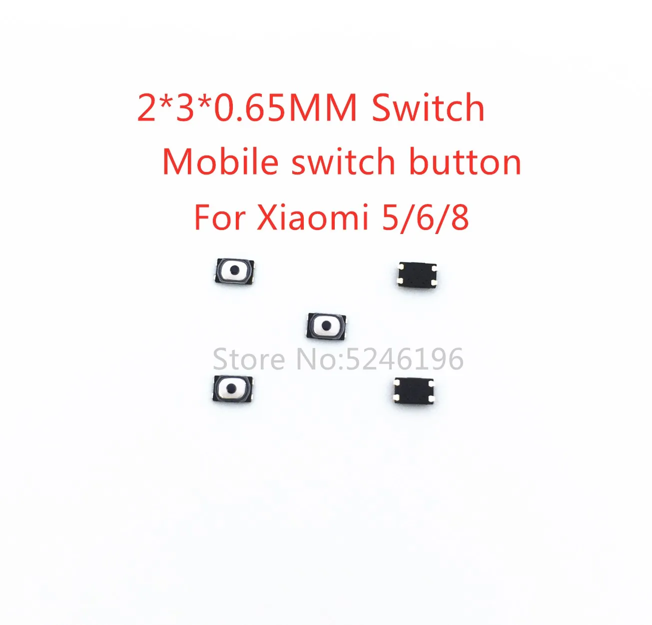 10-100 шт 2*3*0 65 мм 2x3x0 для Xiaomi 5/6/8/mix Тактильный кнопочный переключатель Такт 4 Pin микро