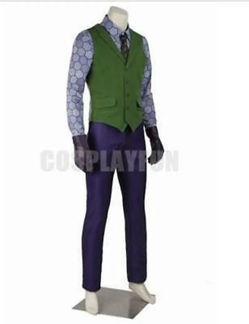 Горячая косплей мужской Рыцарь Rise Joker Фильм Костюм Хэллоуин длинный Vogue плащ индивидуальный заказ один комплект 6 шт плюс размер