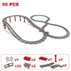 Rail Transport Big Size Building Blocks Creative Track Accessories Assemble Toys For Children Bricks Compatible City Train Set 2