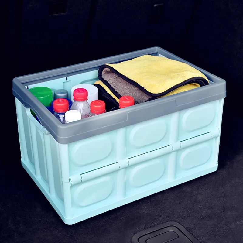 

Automobile Storage Box Car Multifunctional Storage Box Car Mounted Folding Trunk Finishing Box Manufacturers Direct Selling