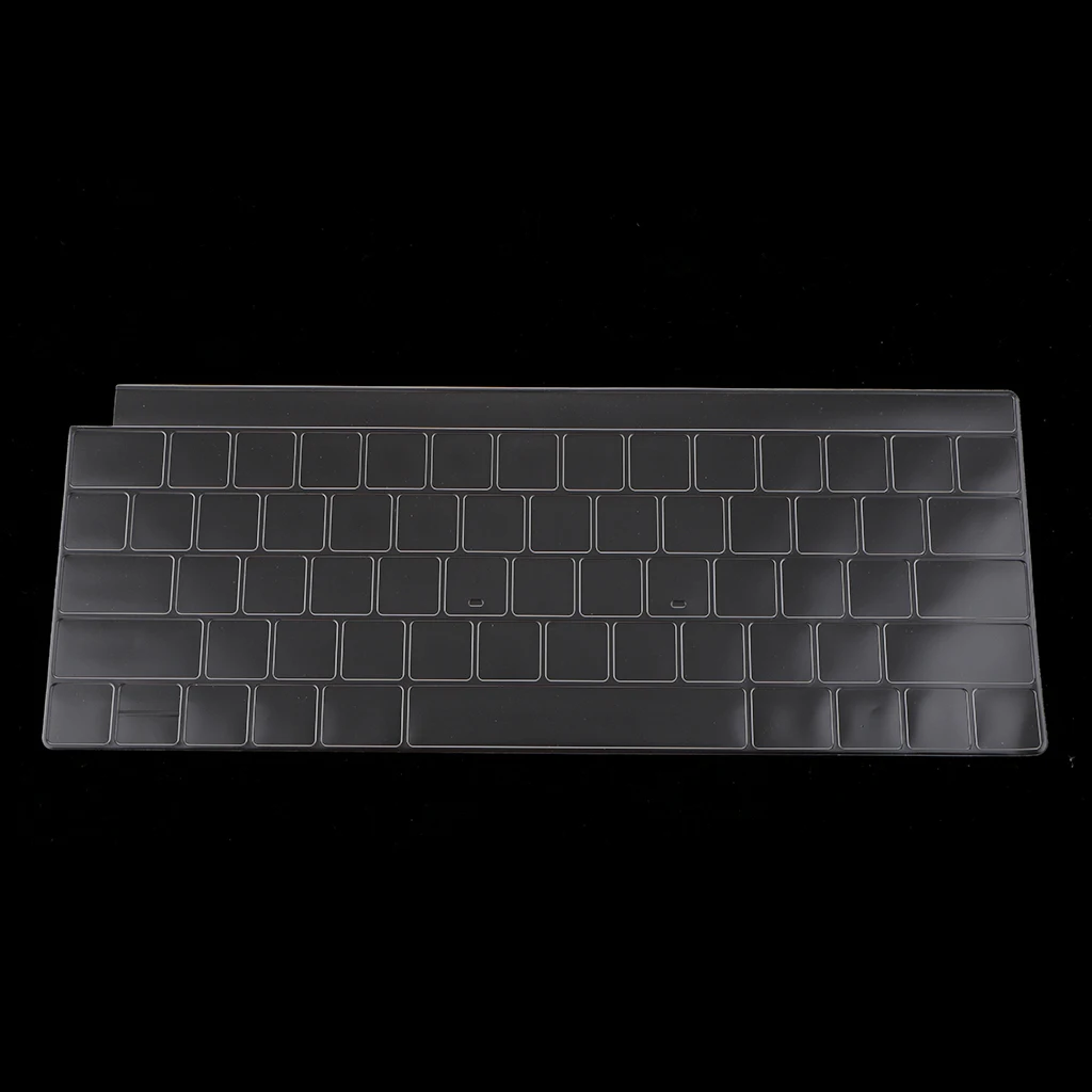 Тонкая прозрачная клавиатура из ТПУ защитный барьер для Apple Macbook 13 дюймов, версия США