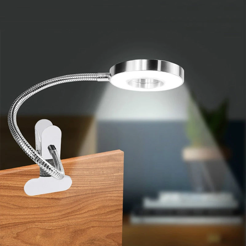Led Desk Lamp Creative Clip Table Lamp Acryl Bendable Lampara De Mesa Eye Protection Lampe De Bureau Bedside Study Reading Lamp Desk Lamps Aliexpress