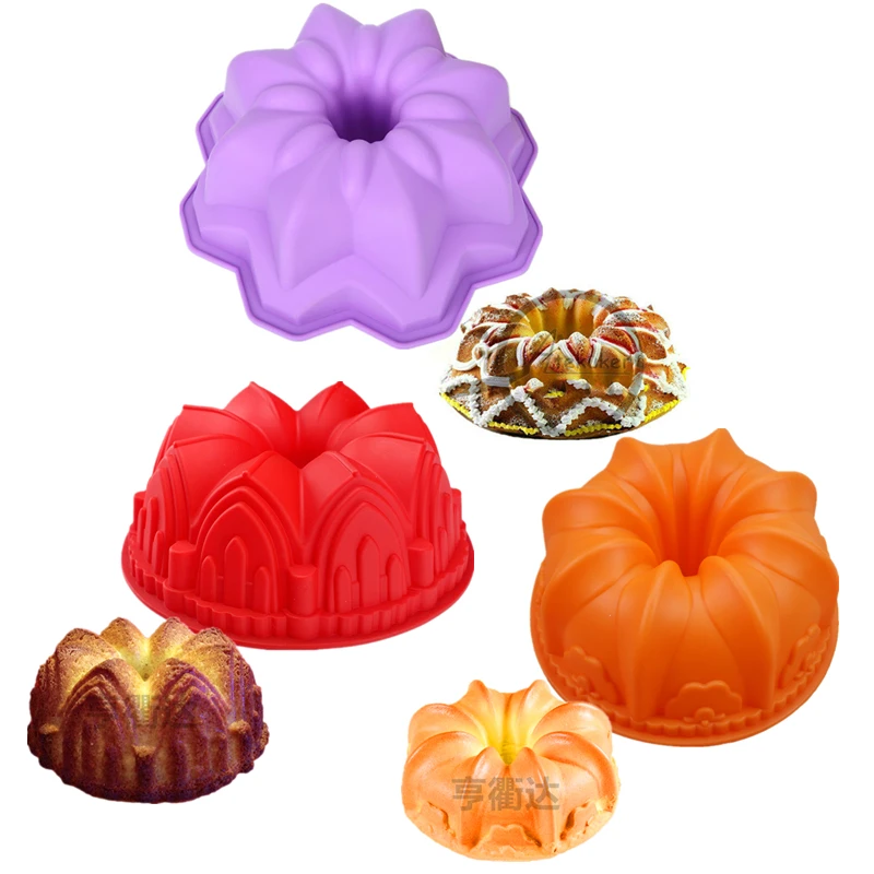 Большая корона силиконовая форма для торта инструменты выпечки хлеба новинка