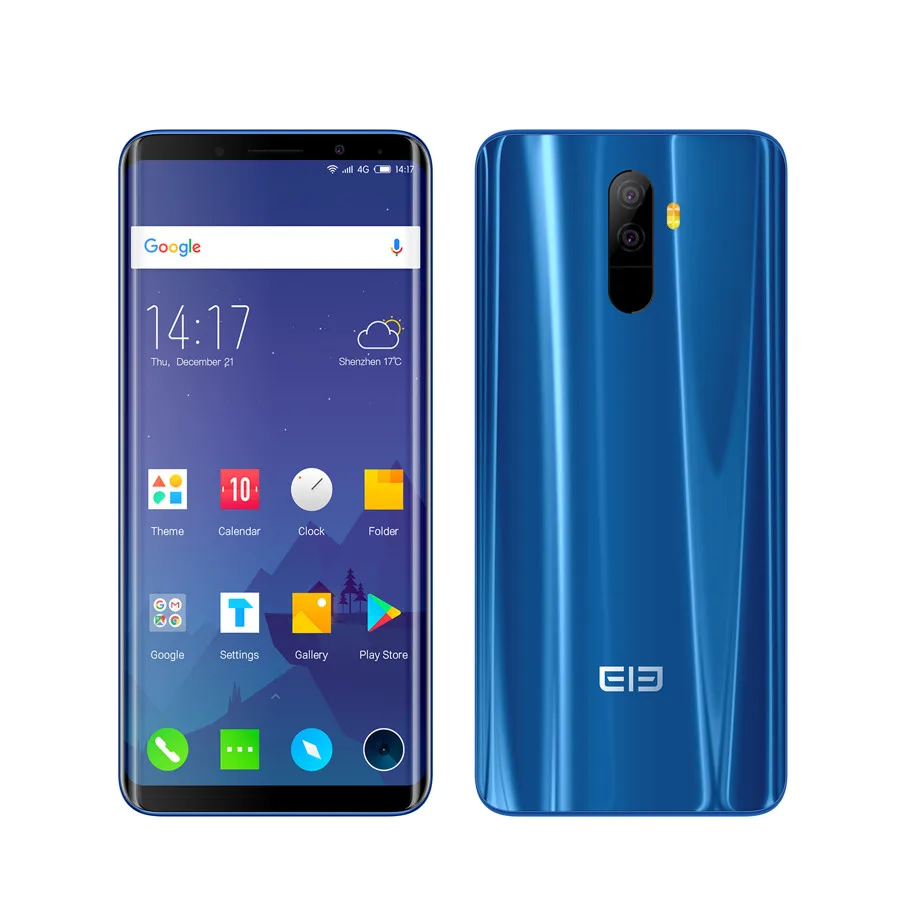 Смартфон Elephone U 4G LTE, 6 ГБ, 128 ГБ, Android 7,1, Восьмиядерный процессор MT6763, 5,99 дюйма, 13 МП, отпечаток пальца, распознавание лица, мобильный телефон