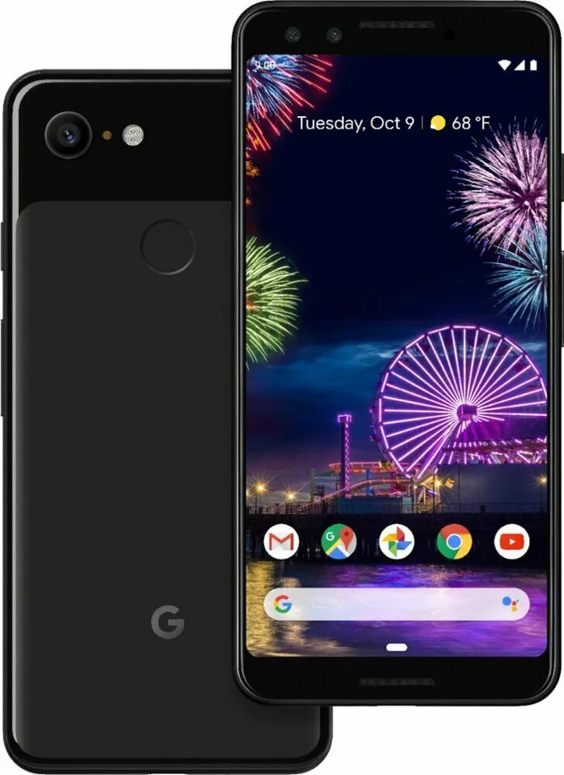 Google Pixel 3 разблокированный gsm LTE Android мобильного телефона 5,5 ''3 Камера Octa Core Оперативная память 4 Гб Встроенная память 64/128 ГБ Snapdragon 845