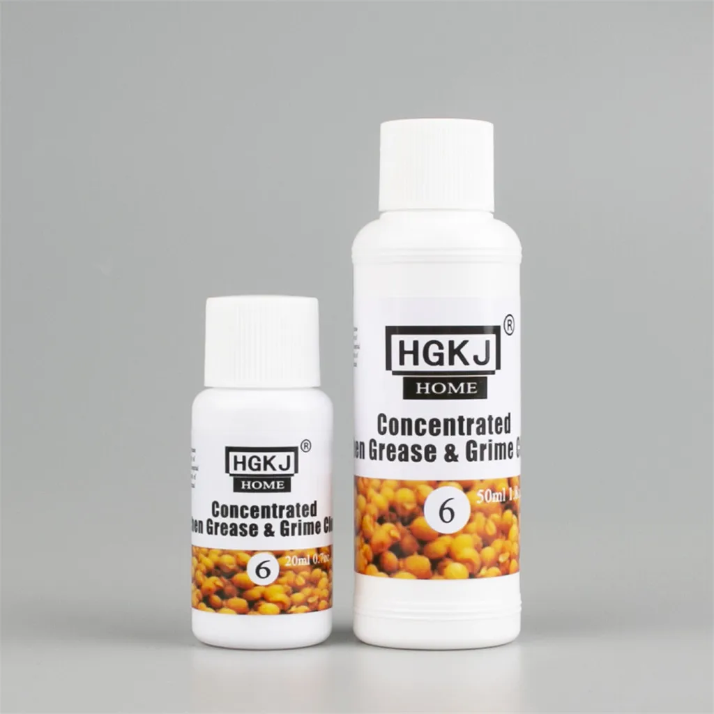 Лучшие продажи продуктов HGKJ-HOME-6-20/50 мл кухня жир& Grime очиститель концентрат универсальный спрей для очистки без краску