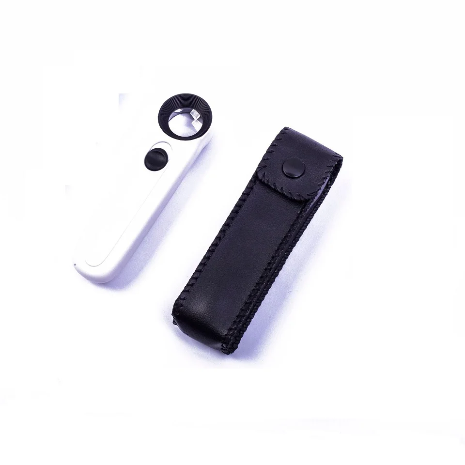 

LED Light Handheld 40 Times HD Magnifier Glass PCB Circuit Board repair tools Mini microscope Magnifying Glass Jewelry Loupe