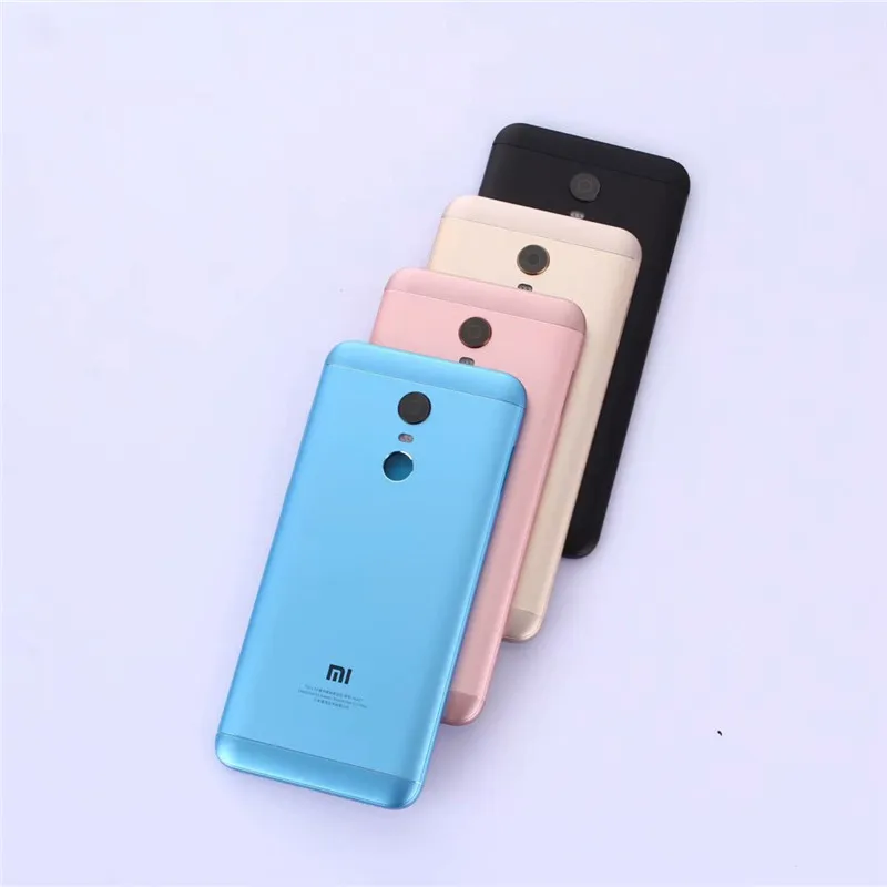 

100% Original Rear Housing Cover For Xiaomi Redmi 5 Plus 5Plus Metal Back Door Repair Battery Case + Buttons Camera Glass